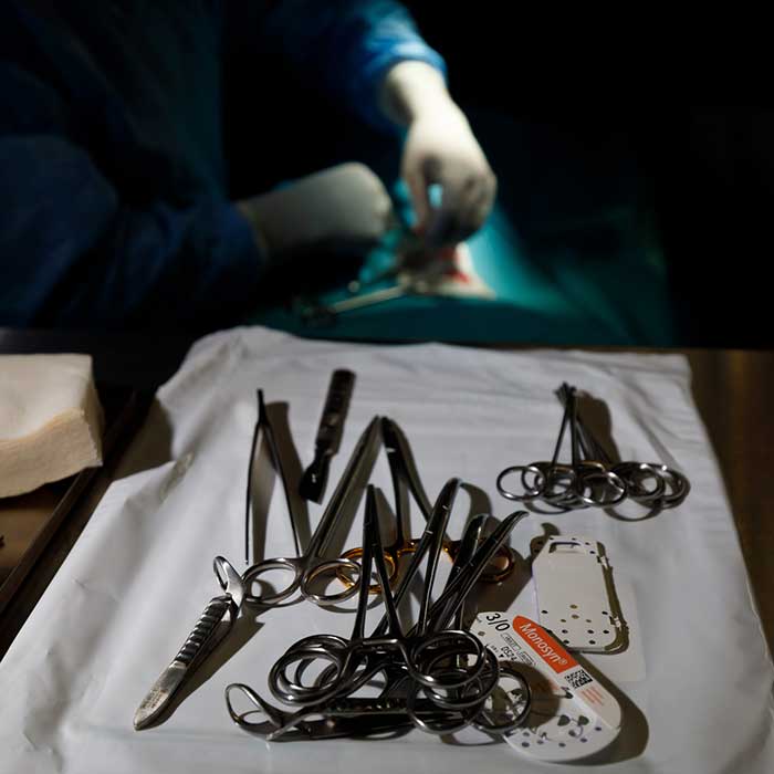 Préparation et chirurgie
